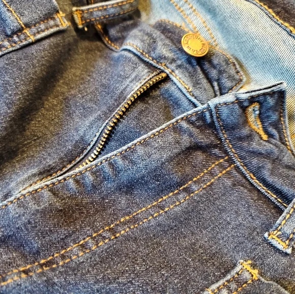 Judy Blue Boho Plus Size High Rise Ultra Flare Dark Denim Blue Jeans Size 22W - Picture 12 of 14